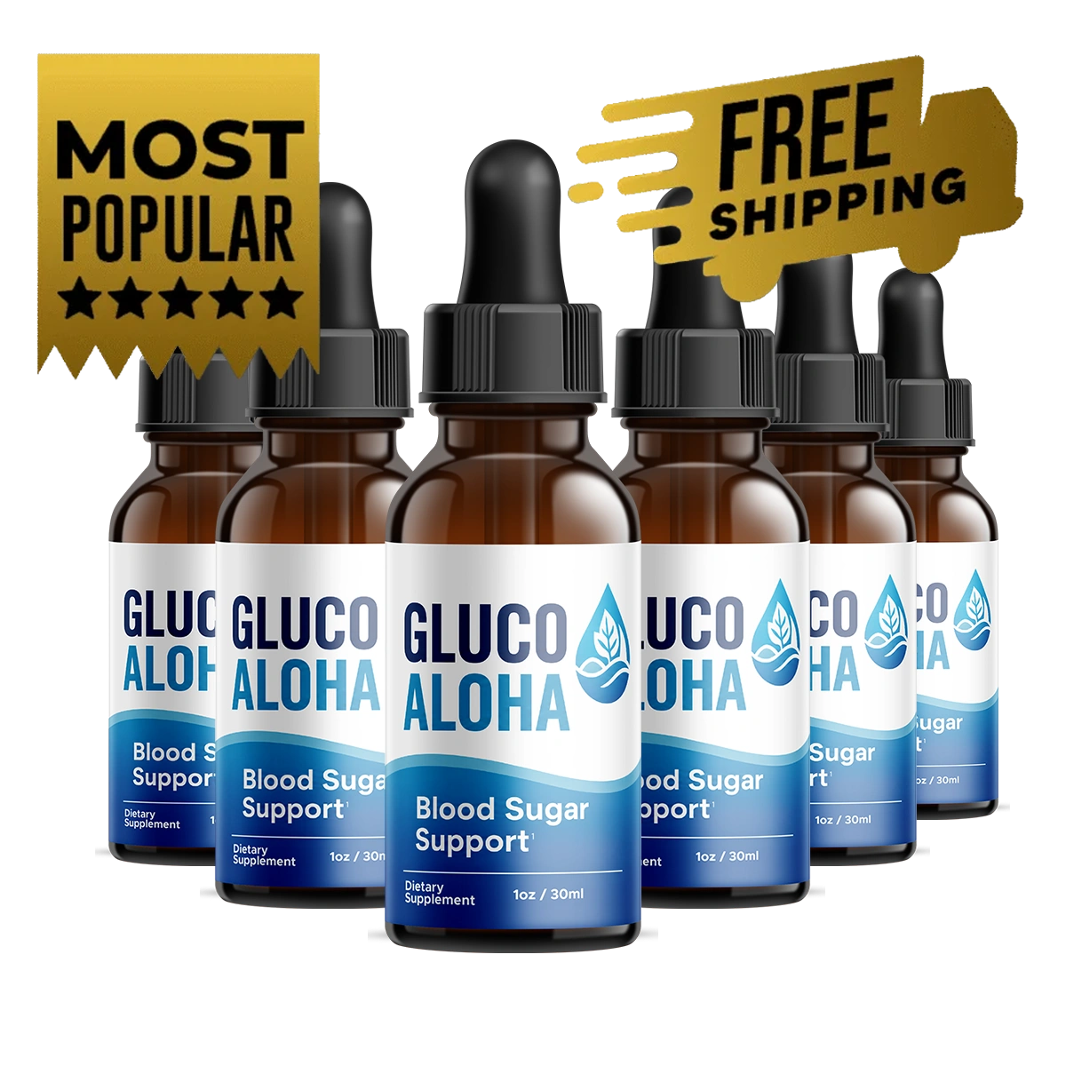 GlucoAloha - 6-bottle